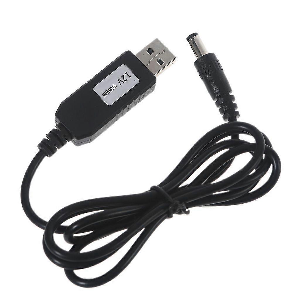 QC3.0 USB vers 9V12V 1.5A 5.5x2.1mm Câble de conversion de ligne élévateur léger