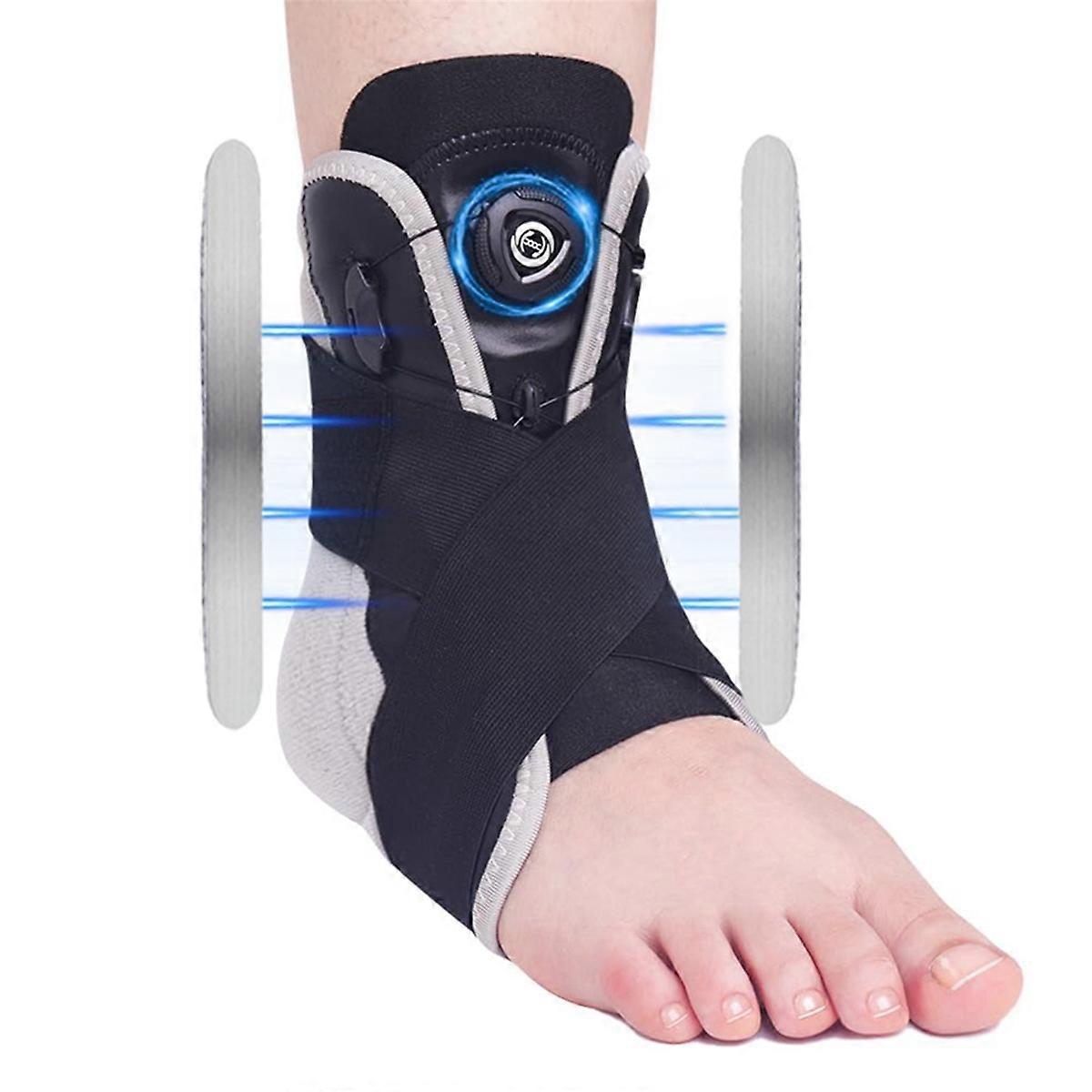 Ankle Brace Adjustable Knob Maximum Metal Ankle Support Brace for Sprained Ankle,Tendonitis, Achille