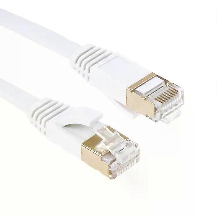 Cablu Ethernet CAT7 - placat cu aur, 10 Gbps, plat ultra-subțire, 1 m