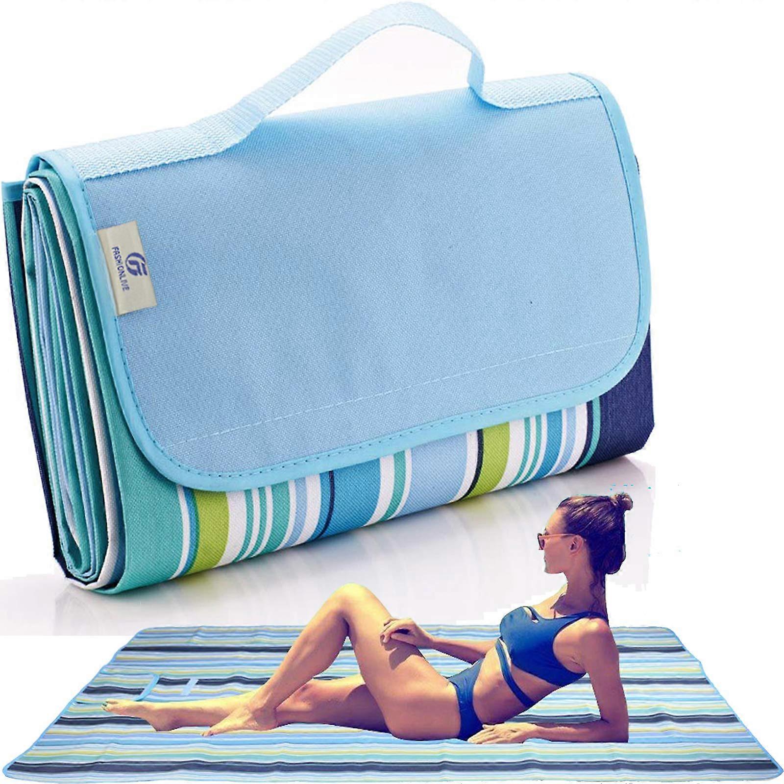 Extra Large Sandproof Handy Beach Blanket for Use Outdoor