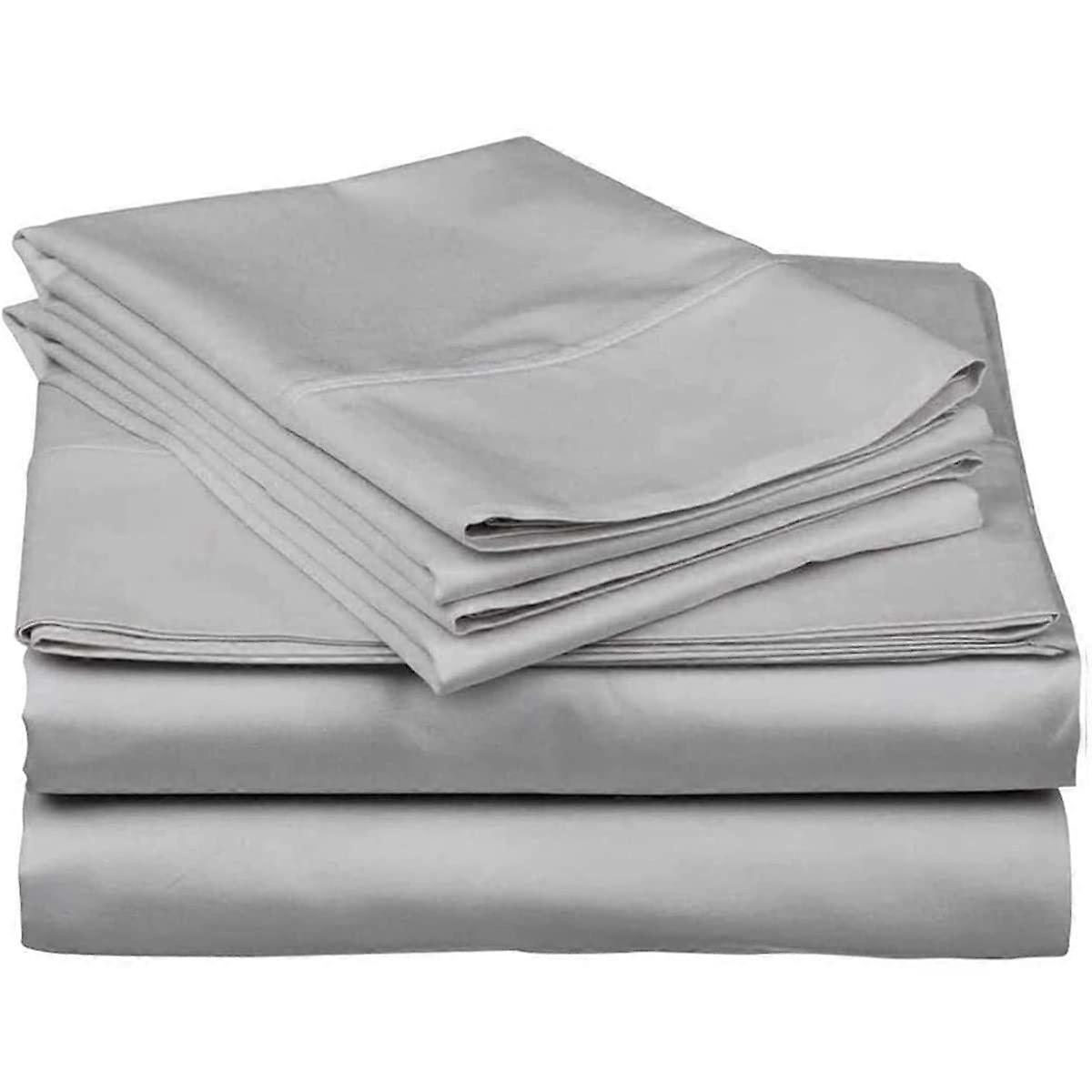 4 Piece Smooth & Soft Sheets Set for Luxury Hotel Collection Bedding Full Size