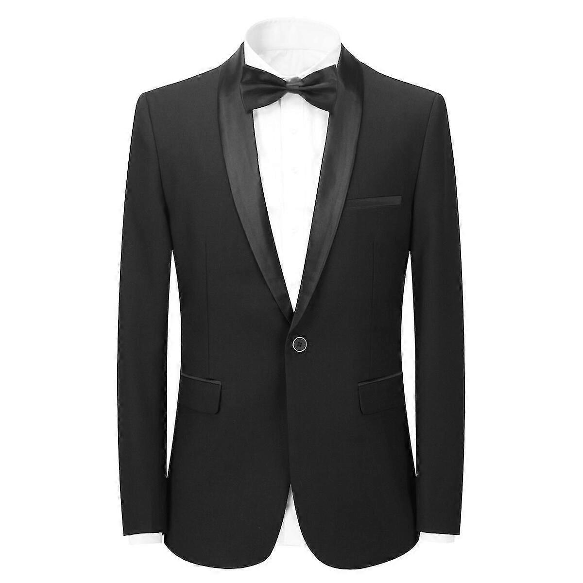 Sliktaa Blazer de fête de mariage Slim Fit pour hommes