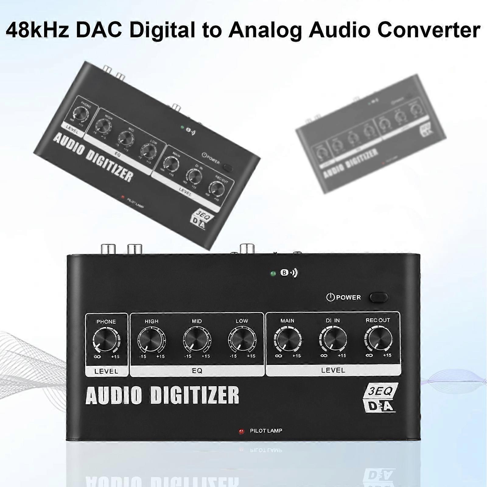 o Digitizer Digital to Analog o Converter 48kHz DAC Converter Digital Analog Converter Optical Coaxial Input RCA 3.5mm o Output Adapter