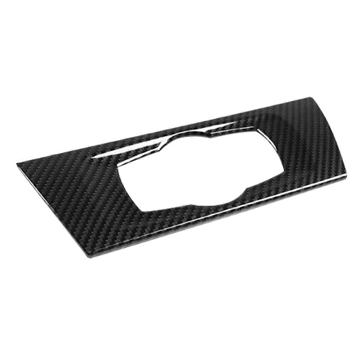 For 3 Series E90 2005 - 2012 Accessories Carbon Fiber Headlight Switch Frame Cover Stickers Trim