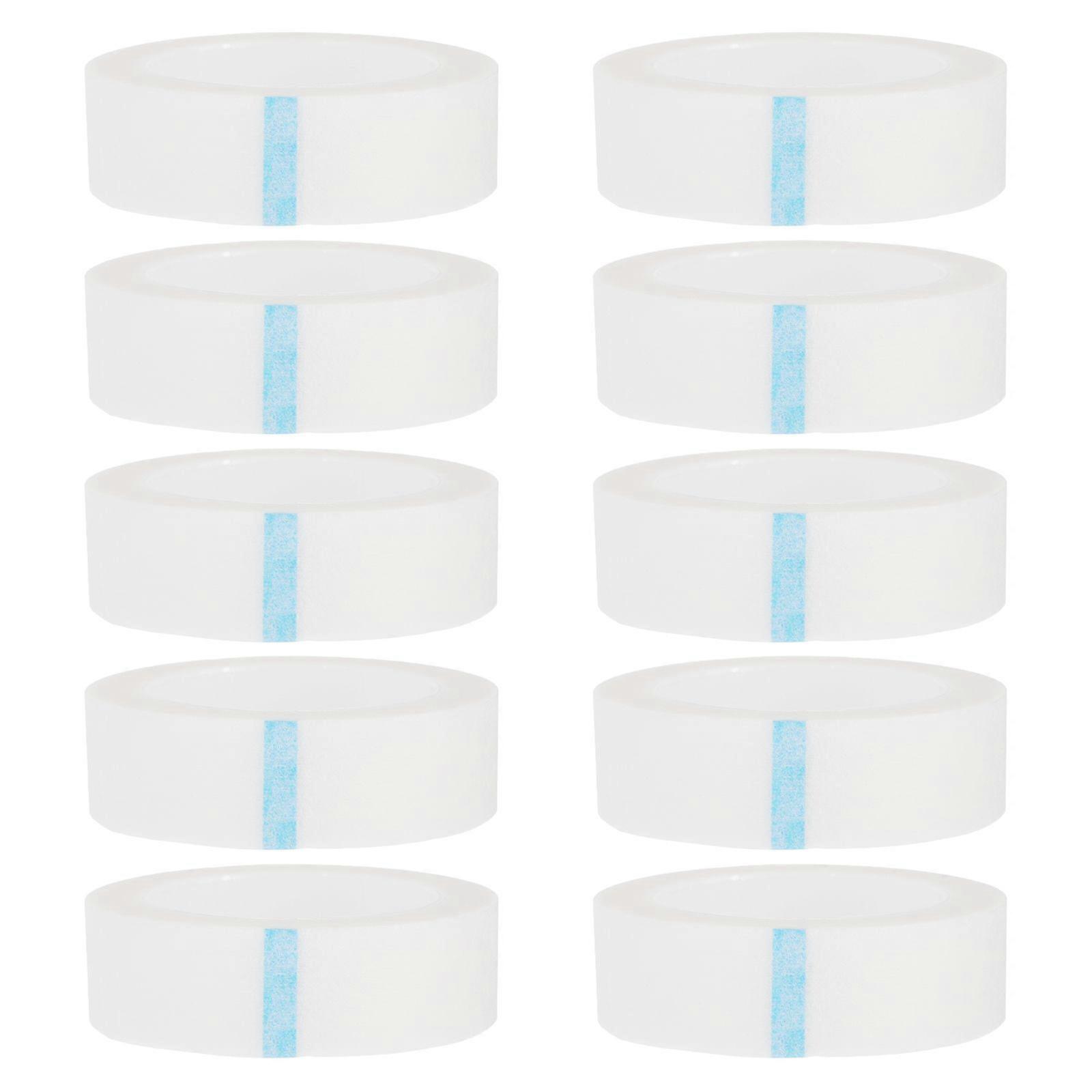 10pcs קלטות ריסים השתלת סרטים ריסים קלטות הארכת ריסים (לבן)