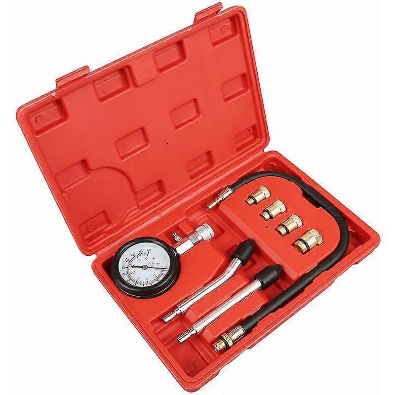 Engine Cylinder Gauge Diagnostic Tool - Professional Gasoline Diesel Pump Compression Tester Kit