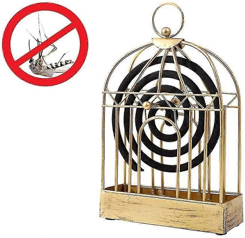 蚊取りコイルホルダー金属昆虫忌避ラック北欧レトロアイアン昆虫ホルダー忌避ホルダースタンドスパイラルステンレススチールモスキートコイルホールド付き