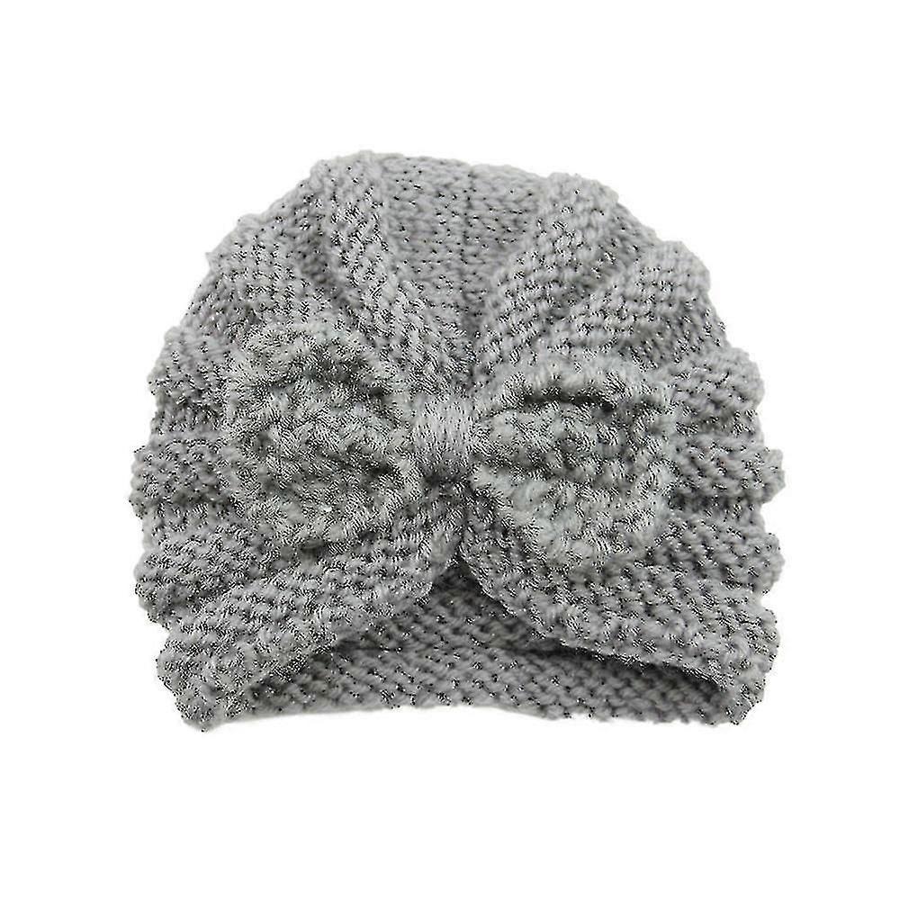 Baby Winter Hat, Bows Beanie Turban Cap