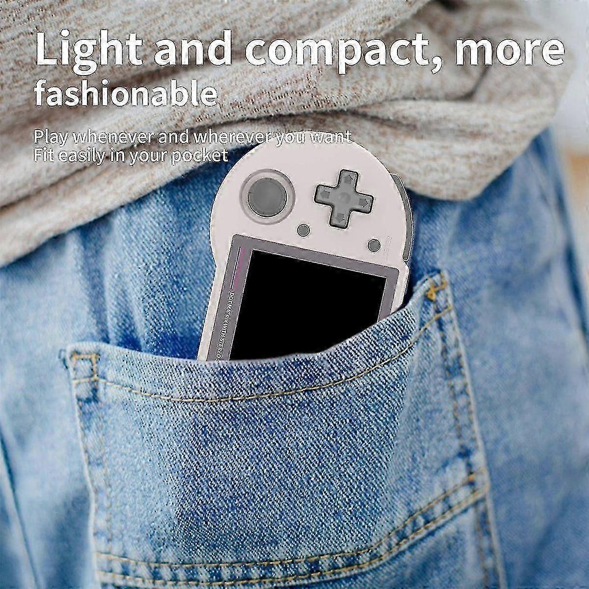 Rg353ps Retro Game Console 16g+128g 3.5inch Ips Screen 64 Bit Linux System Handheld Retro Game Play