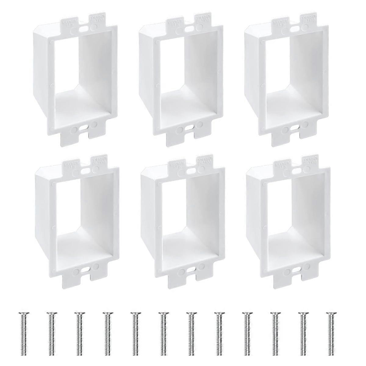 6 Pcs -2 Electrical Outlet Box Extender, Electrical Box Extender