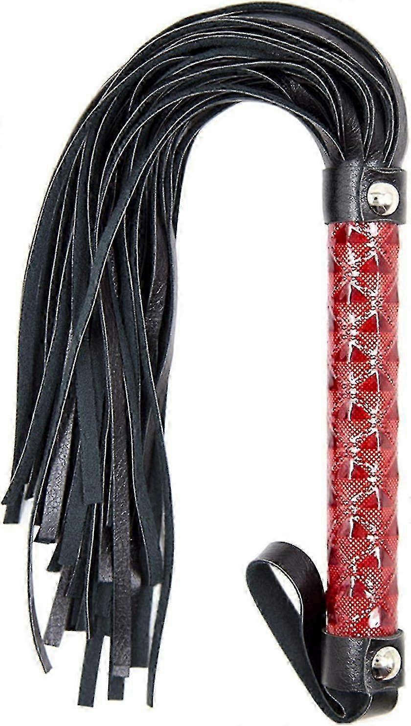 Soft Leather Horse Riding Crop Whip Non Slip Practical Soft Crop For Equestrian Floggers For Cosplay Costume