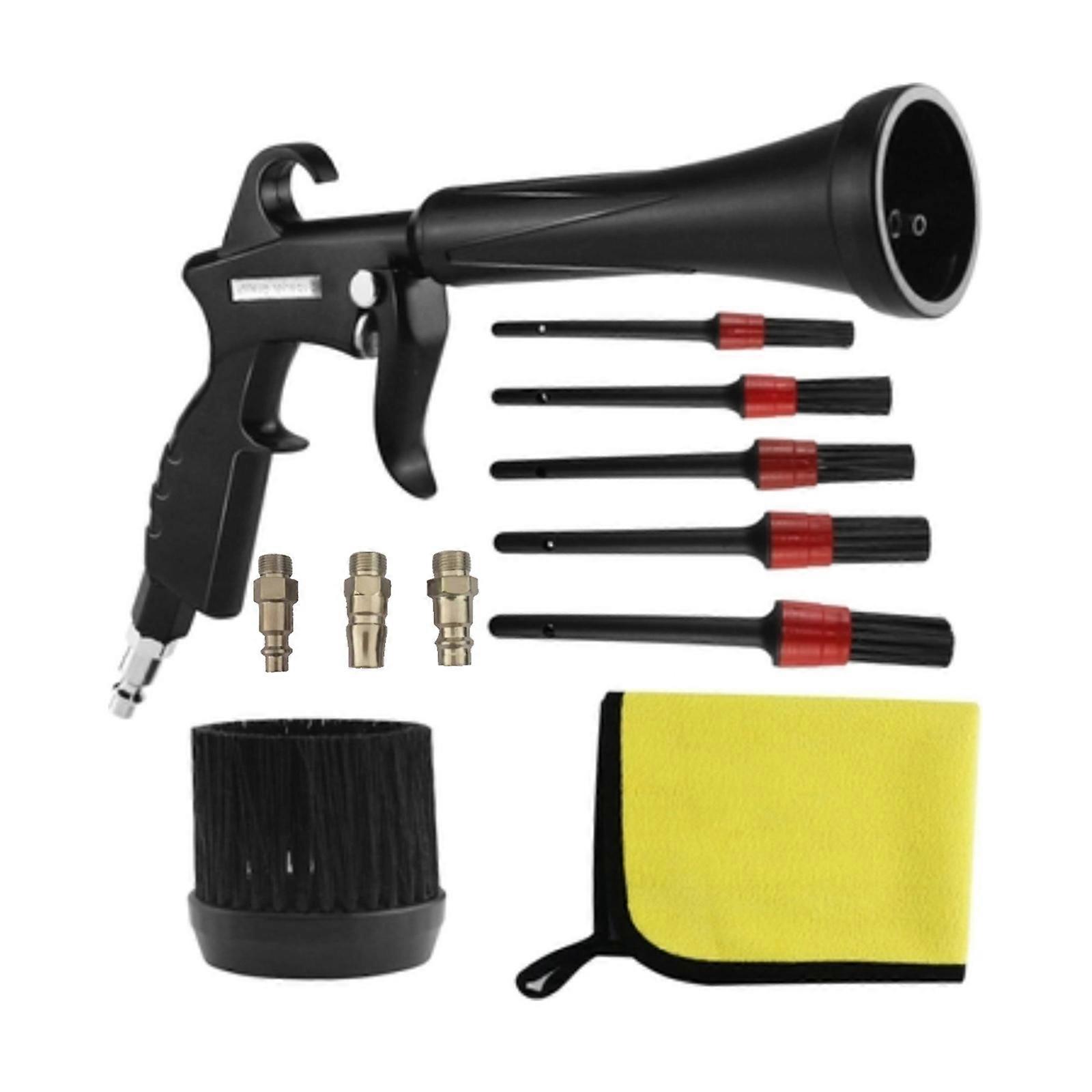 Practical Air Blow Guns Compressor Accessories Complete Cleaning Kit Multi Nozzle And Brush Set Dust Removal Tool