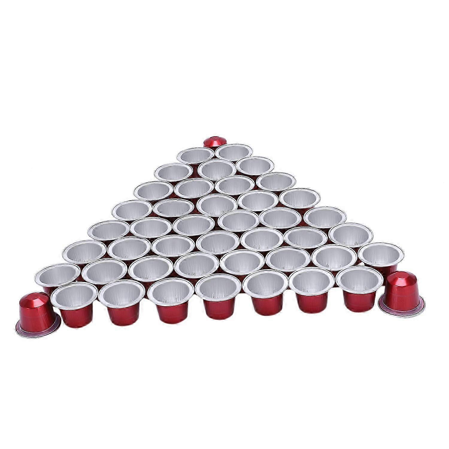 50 Sets Refillable Coffee Capsule Cup Disposable for Pod for Automatic Coffee Machine Food Package