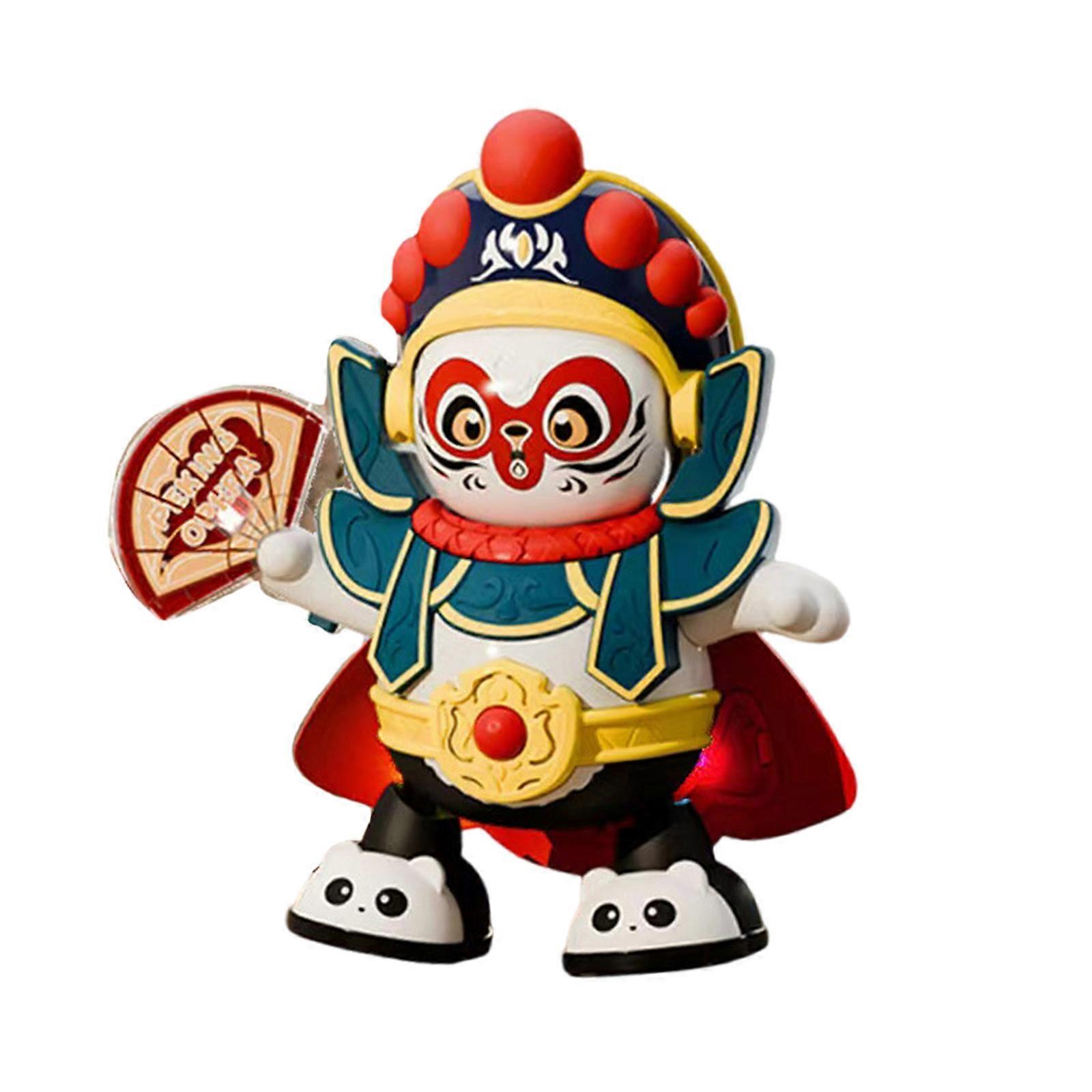 Multipurpose Face Changing Doll Collection Portable Accessory with Distinct Mask for Traditional Chinese Art Lover