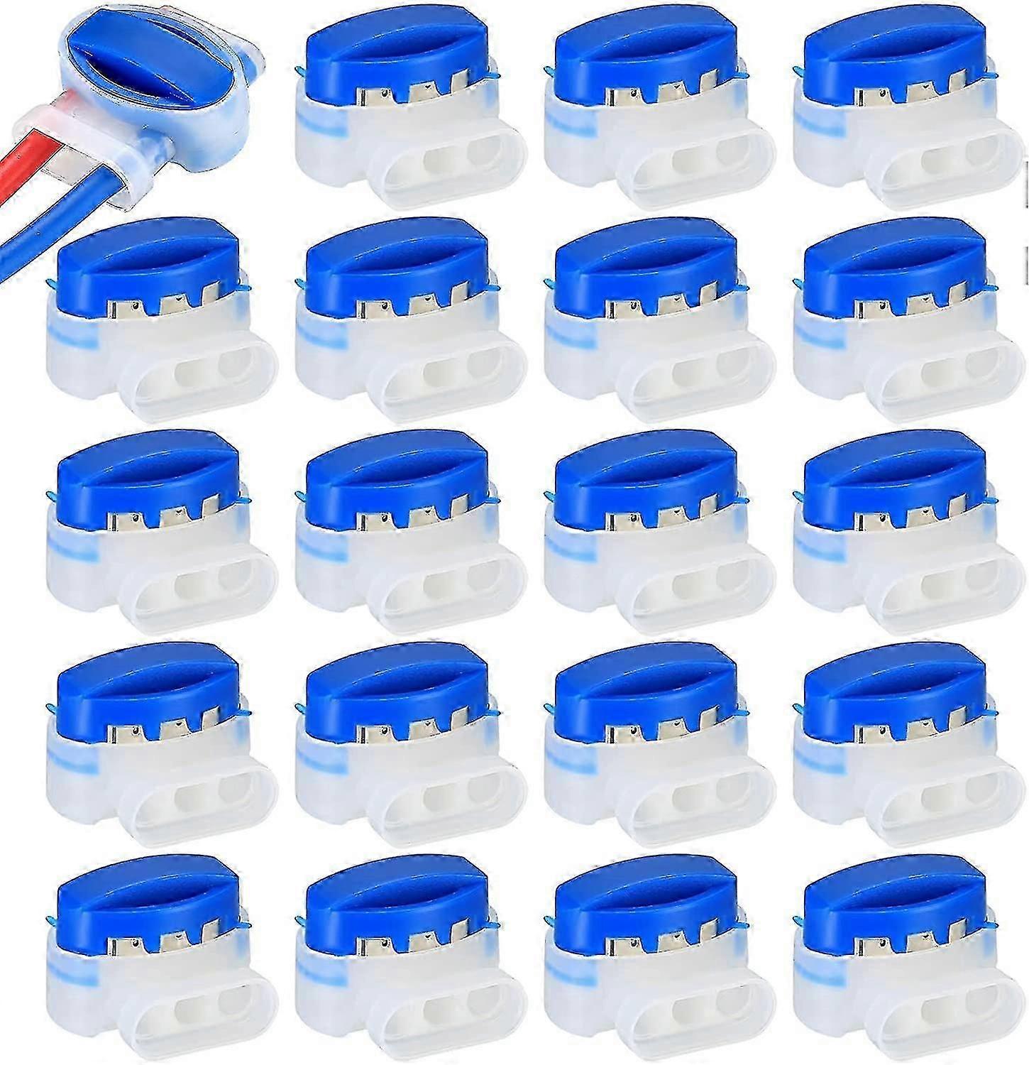 30 Pieces Robot Mower Cable Connectors, Robot Perimeter Cable Connectors