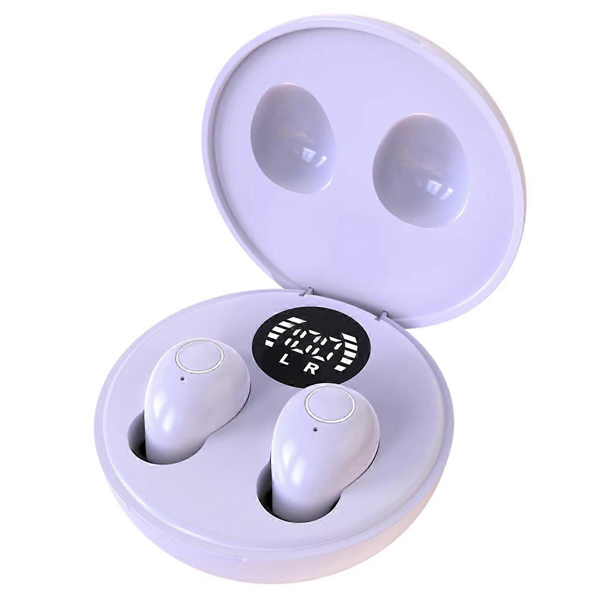 Mini Earbuds Wireless Bluetooth Low Profile Micro-Type Tiny Discreet Hidden Earbuds Work Small Head