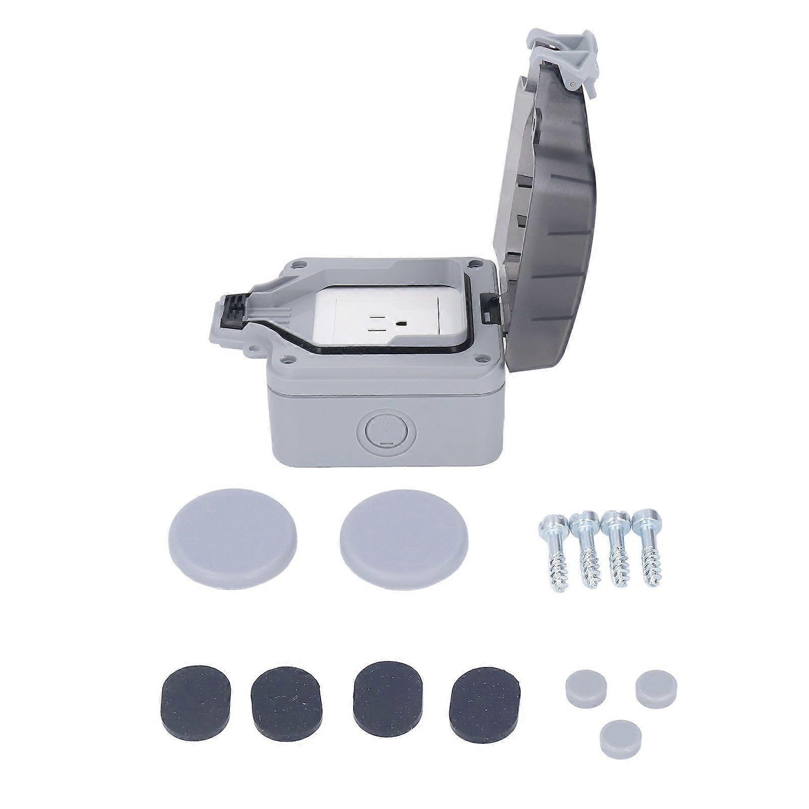 High quality  Outdoor waterproof socket IP66 US standard three-hole switch 15A