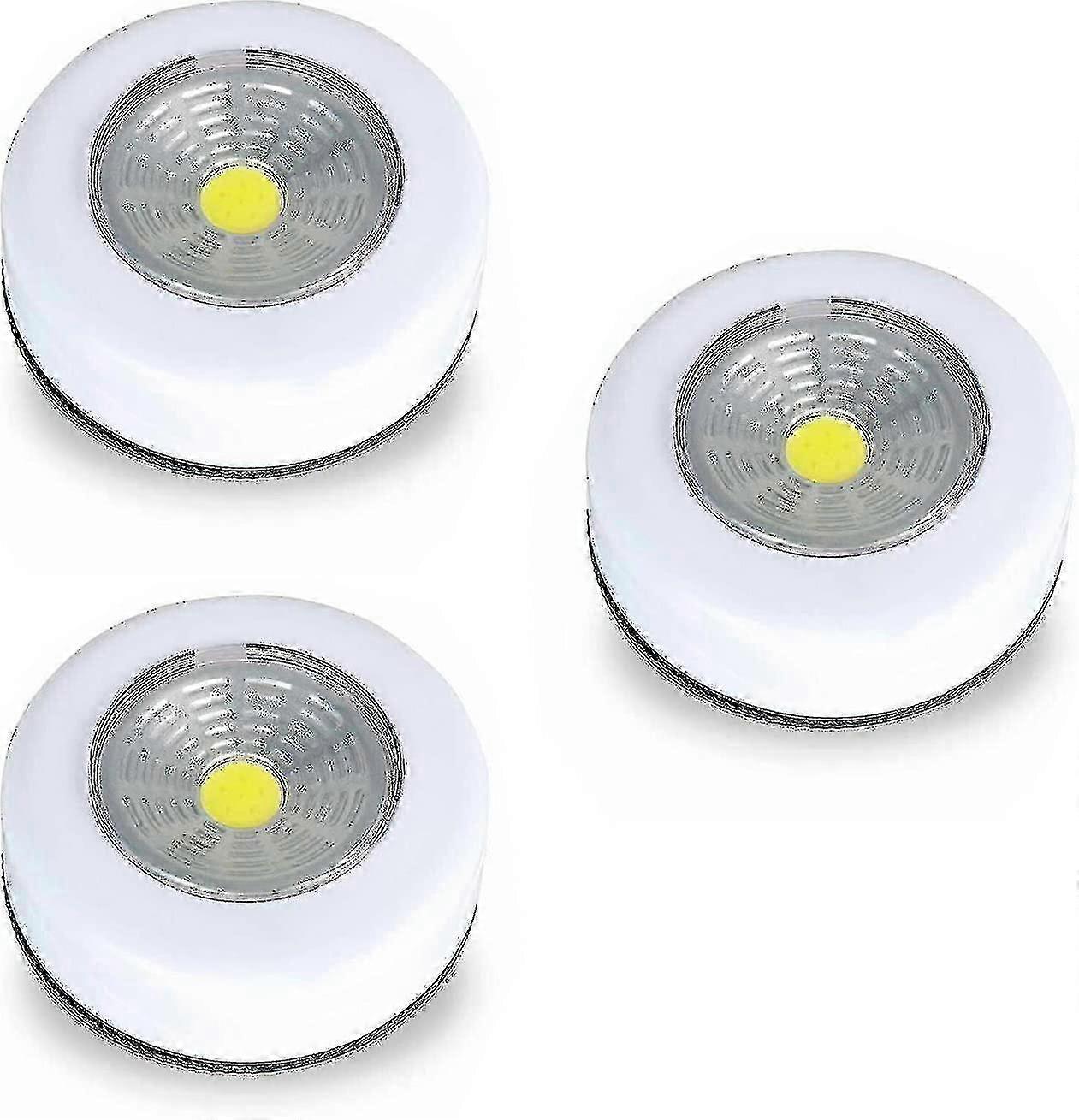 3-Pack LED Battery Adhesive Cabinet Lights for Kitchen