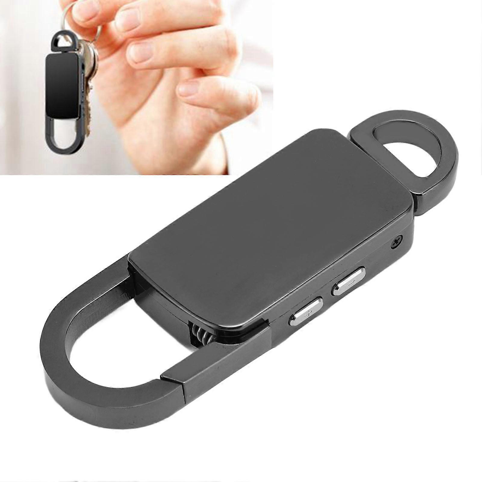 Voice Activated Recorder Keyring Design Intelligent Microphone Noise Reduction Voice Recording Device for Conference Class 16GB Memory 