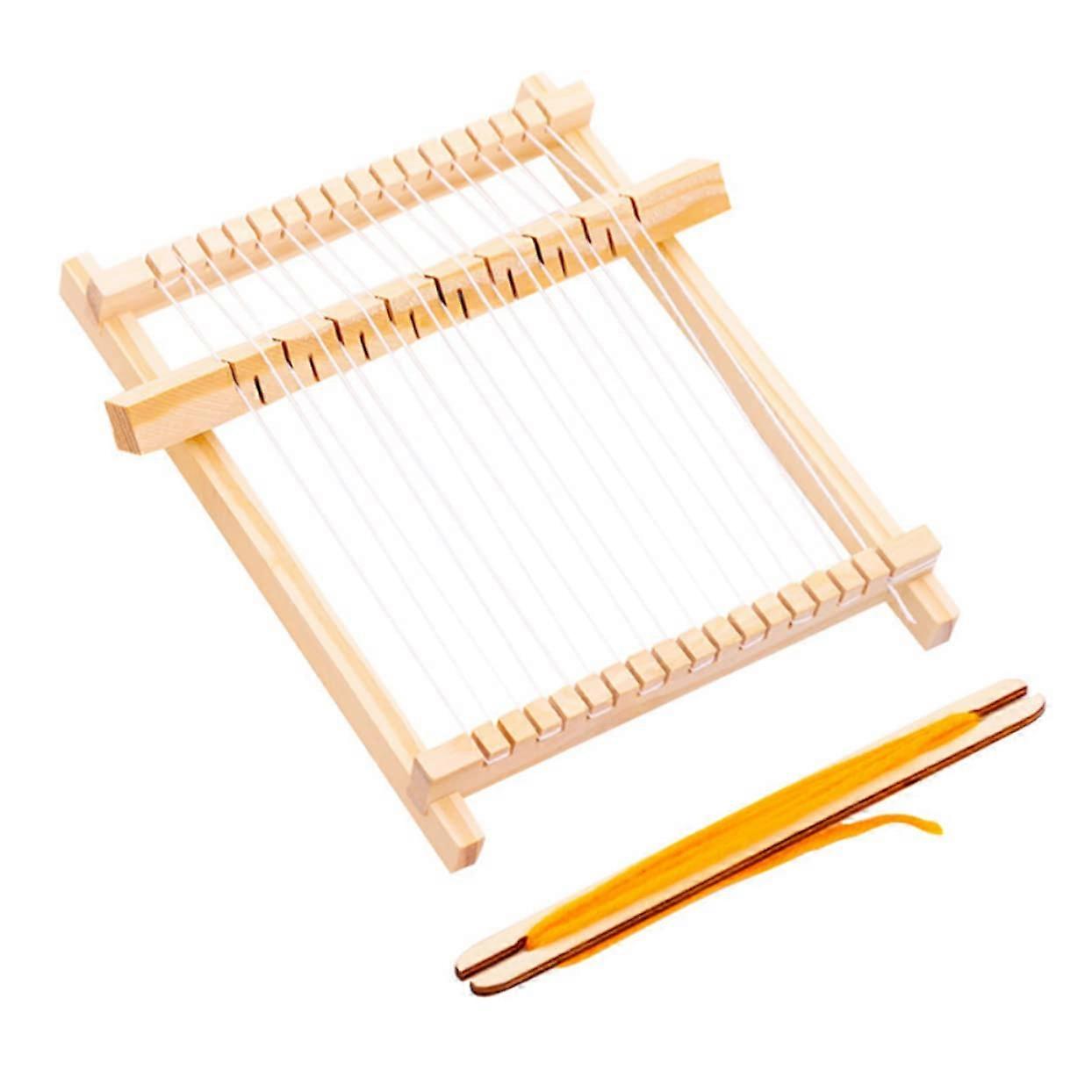 DIY Loom Set For Beginners Eco-Friendly Wooden Craft Loom Includes Beginner Instructions Promotes Creativity And Focus
