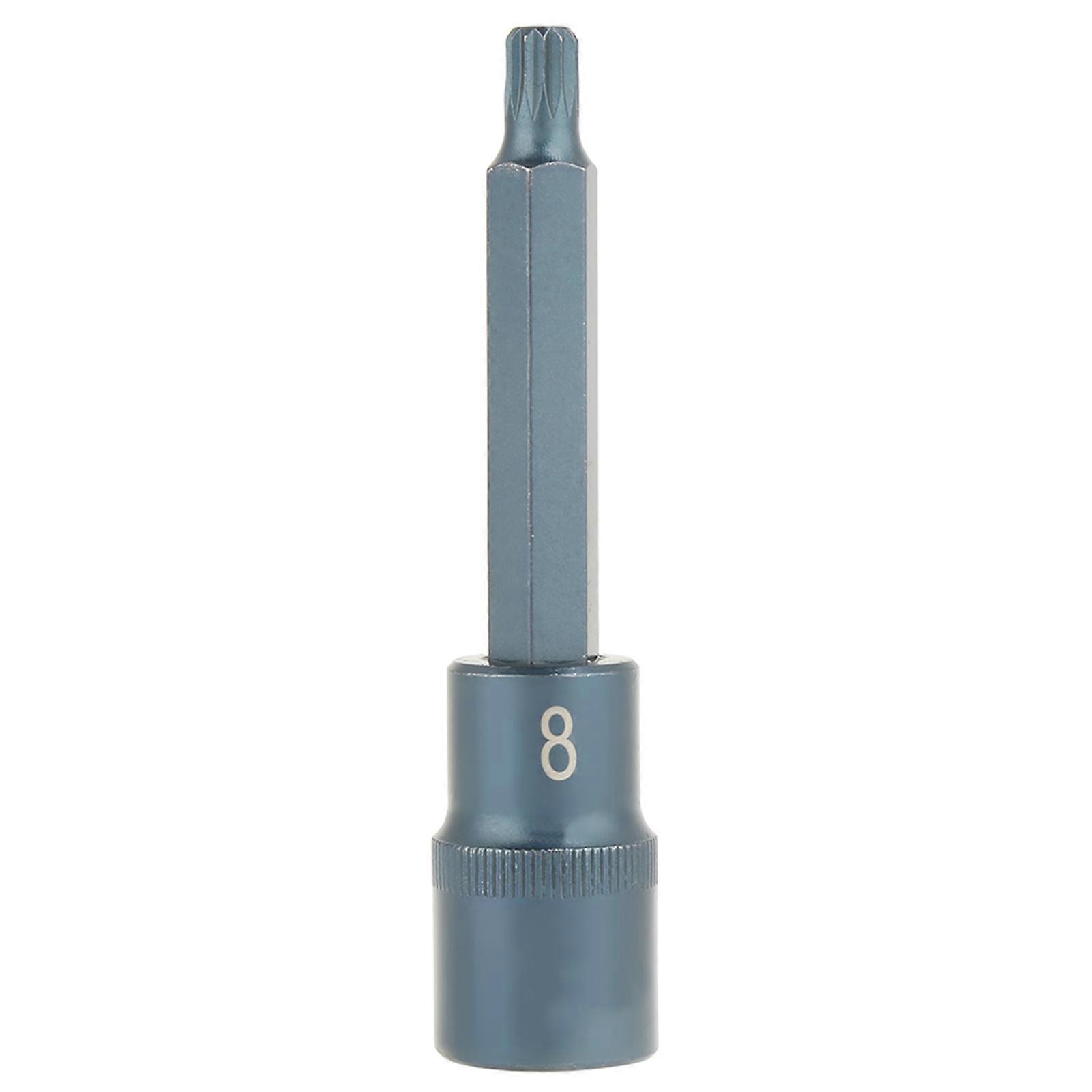 12 Point Star Bit Socket Tool: 1/2 100mm M8 Electric Screwdriver Socket Bit Power Tool Drive Sockets