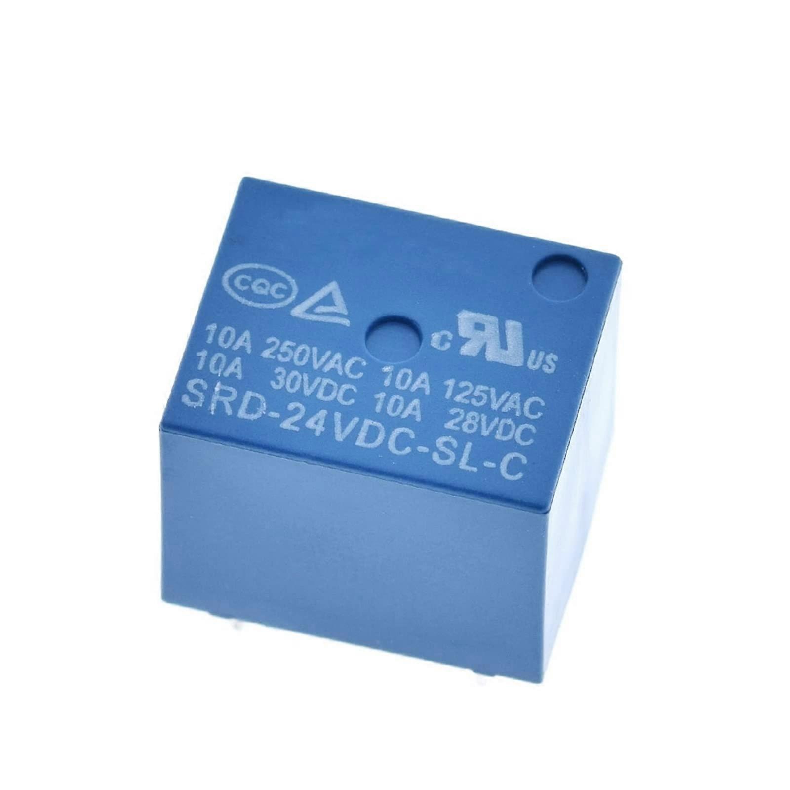 Relay SRD-03VDC-SL-C SRD-05VDC-SL-C SRD-06VDC-SL-C SRD-09VDC-SL-C SRD-12VDC-SL-C 5PIN 10A 250VAC Relay 3V 5V 6V 9V 12V 24V 48V