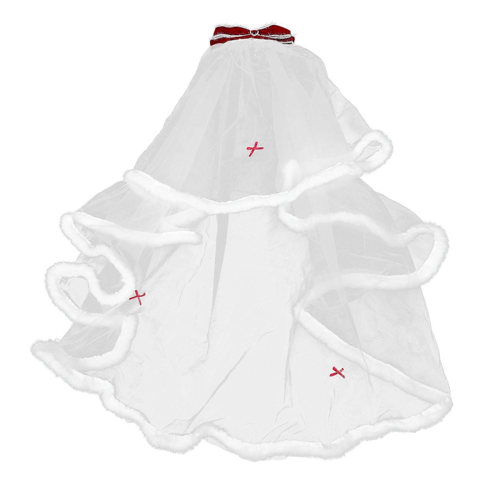 Bridal Party Favors Ribbon Bows Bachelorette Decorations White 1Pack