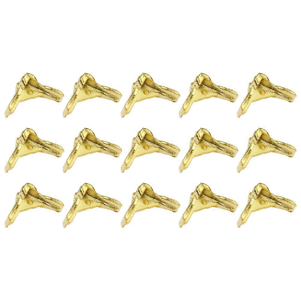 Golden Zinc Alloy Furniture Legs for Sofas and Boxes Decorative Support Feet 24pcs