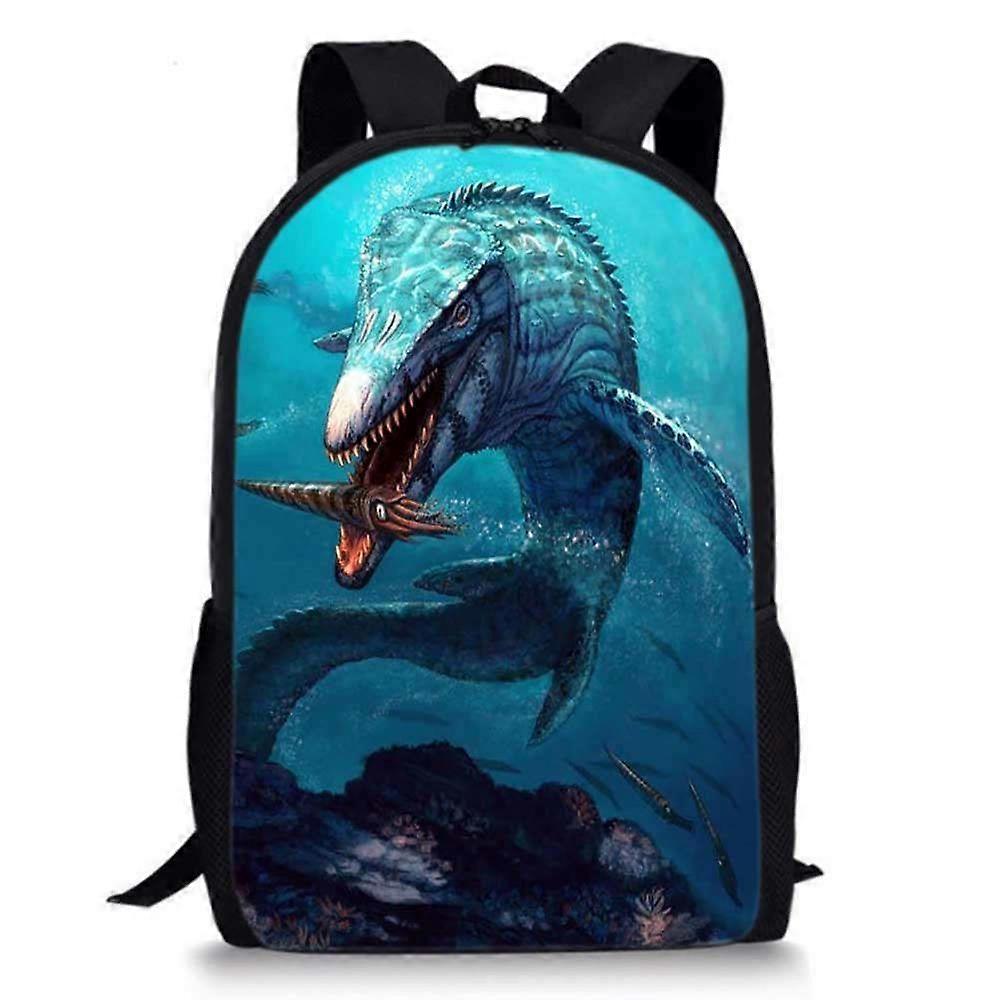 حقيبة ظهر مقاومة للماء بنمط حيواني مقاس 16 بوصة للمدارس الابتدائية والثانوية ورياض الأطفال