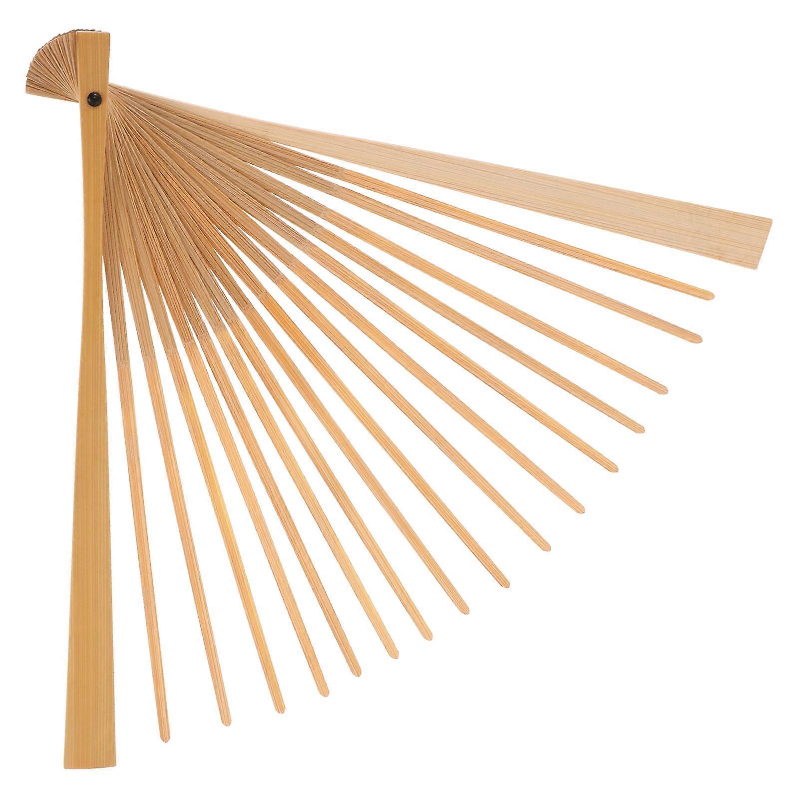 Chinese Style Foldable Fan Diy Frame Traditional Design For Craftsmen Summer Use 1Pack