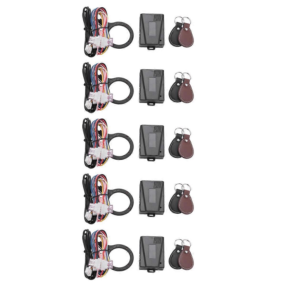 5X Smart Car Engine Push Start Stop Button Rfid Lock Ignition Keyless Entry System Auto Start Stop I