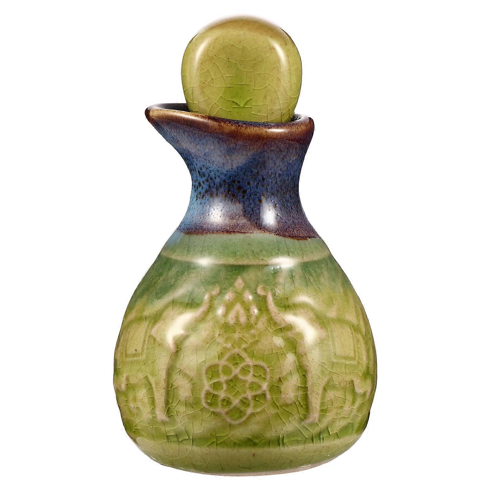 Worgeous 1 Set Ceramic Essential Oil Bottle Premium Practical Perfume Bottle
