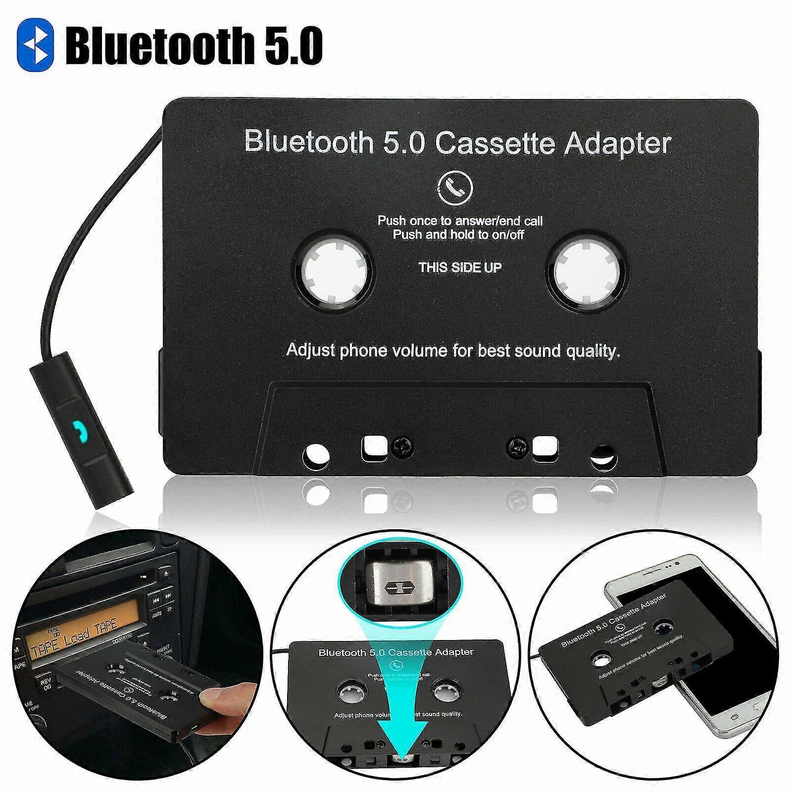 Bluetooth 5.0 רכב אודיו סטריאו קלטת מתאם קלטת aux עבור iphone סמסונג