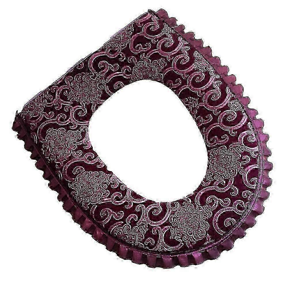 مقعد مرحاض حمام دافئ قابل للغسل مع zippurple