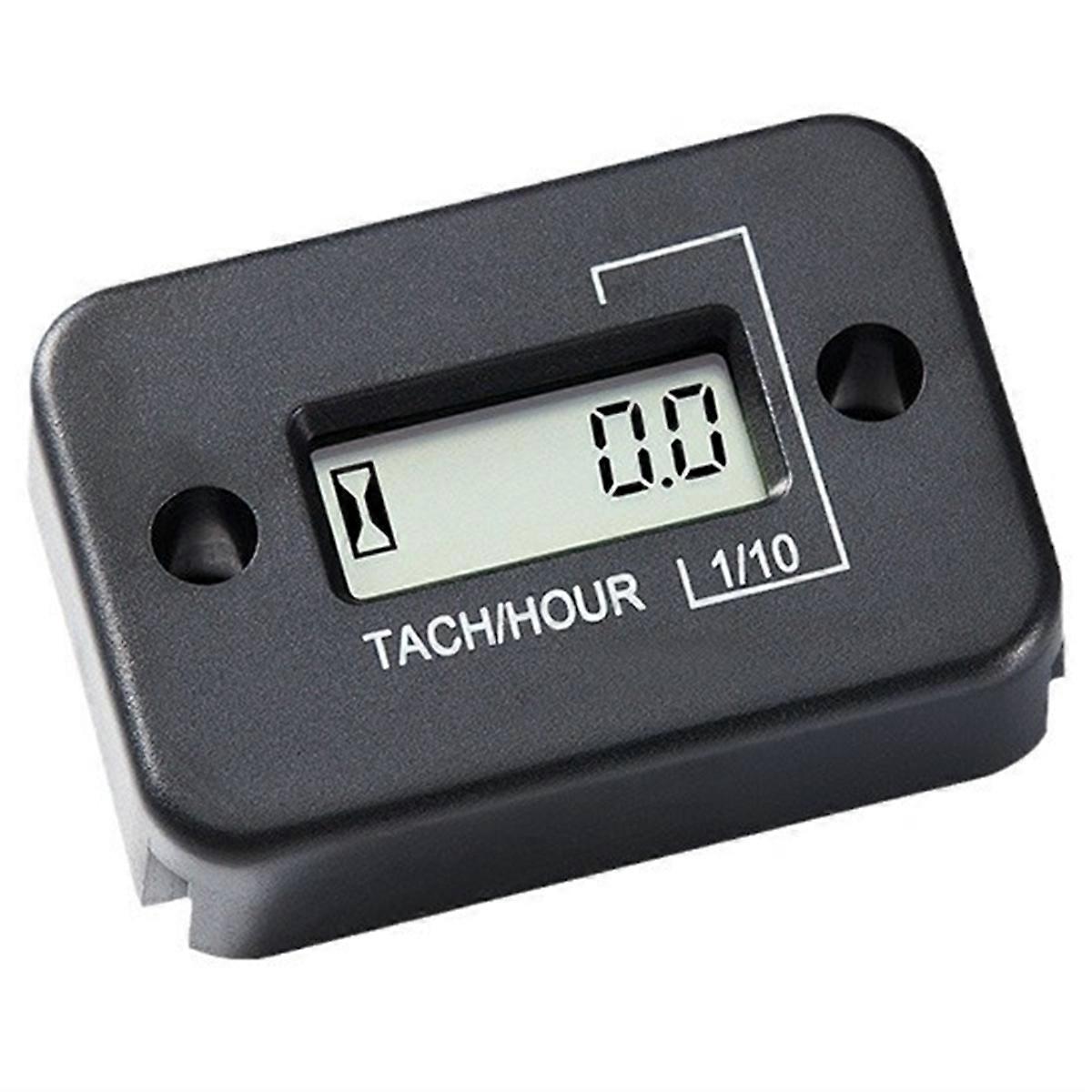 Tachometer Hour Meter Waterproof LCD Display Motorcycle ATV