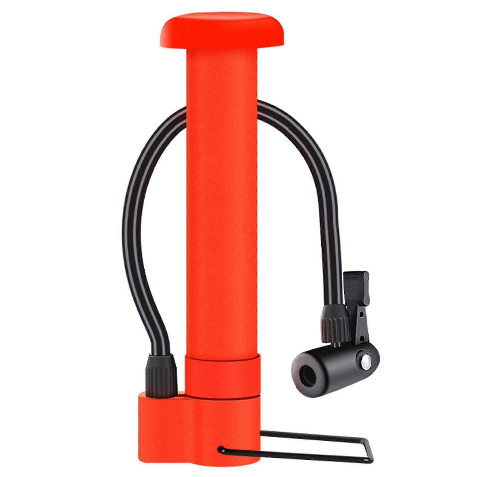 High-Pressure Bicycle Pump Manual Floor Pump for Mountain Bikes and Basketballs, Durable and Portable Air Inflator
