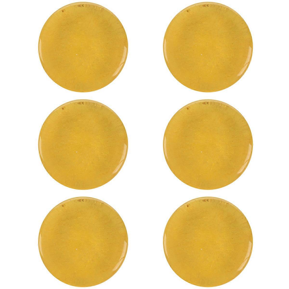 6X 25G Erhu Rosin Violon Rosin Transparent Jaune Rosin Fait à la main arrondi pour violon alto violoncelle Bowe