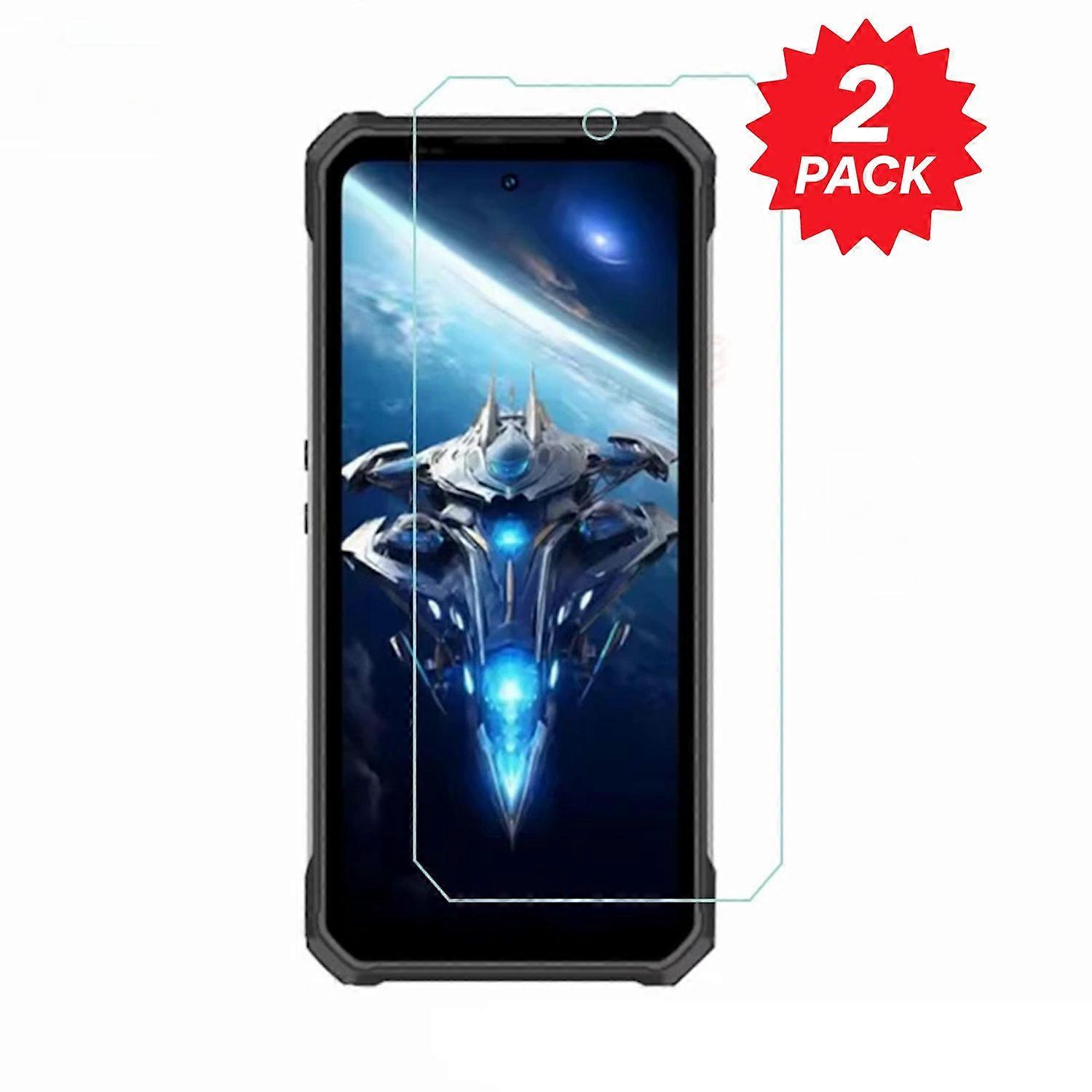For Oukitel WP100 Titanium 2x 2.5D 0.26mm Display 9H Tempered Glass Protector
