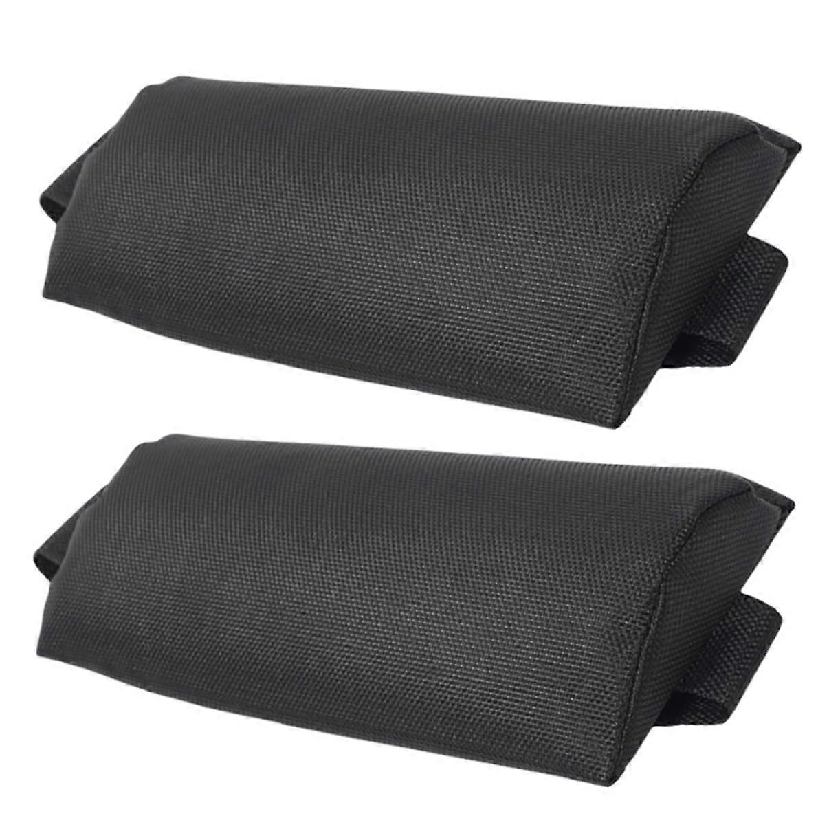 Foldable Headrest for Garden Chair, 2-Pack Gravity Lounge Cushions, Comfortable Support for Reclining Loungers