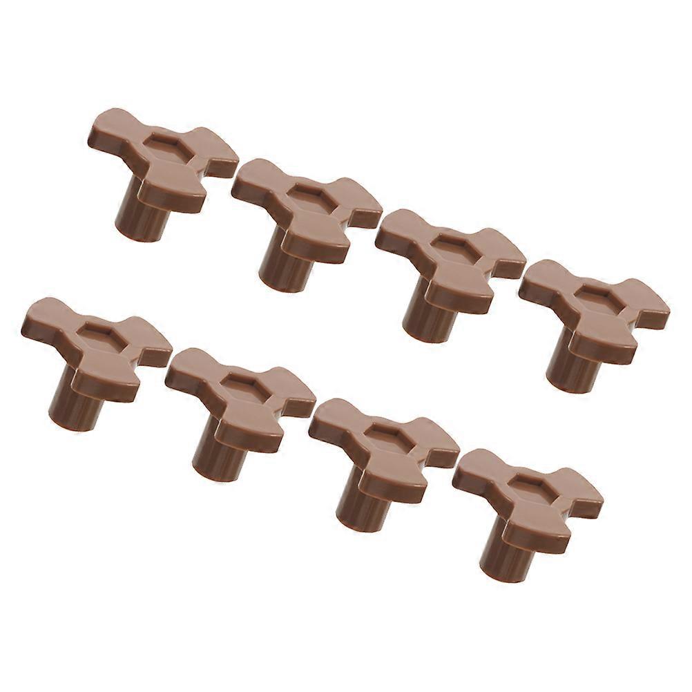 Triple Arm Microwave Oven Turntable Coupler Glass Tray Guide Support Stable Support 8Pcs