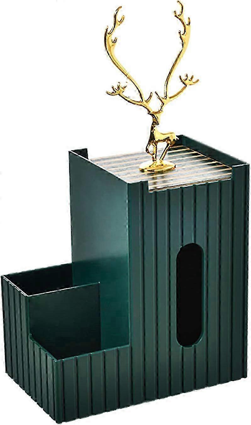 Portable Rectangular Tissue Holder Organizer, Multifunctional Desk Storage Solution Suitable for Home