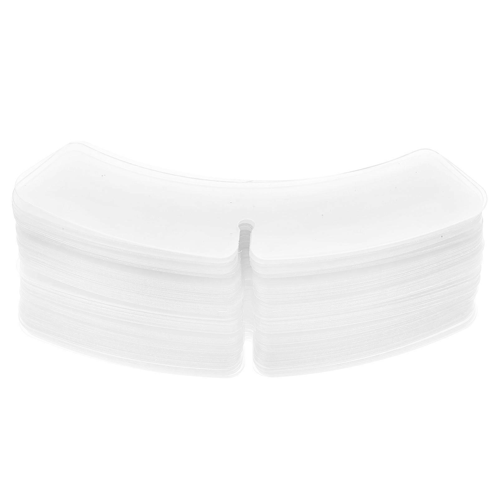 100pcs Nonslip Plastic Shirt Collar Stays for Men – Firm Hold, Easy Use, Enhanced Stability for Dress Shirts & Blouses, Sleek Wardrobe Essential