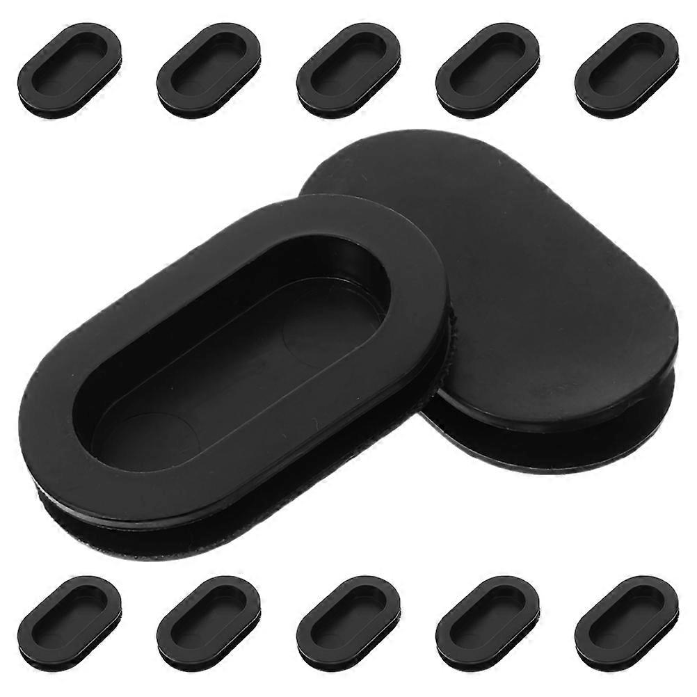 12pcs Oval Piggy Bank Rubber Plugs for Coin Insertion Easy Clean, Secure Seal, Universal Fit for Savings Boxes