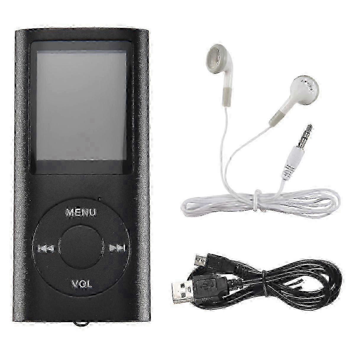 MP3 Player with Bluetooth 5.0, Music Player with 32GB TF Card,(Black))