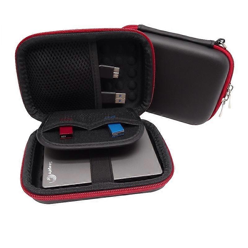 For Seagate WD Toshiba Hard Disk Bag GH1717 Red Border