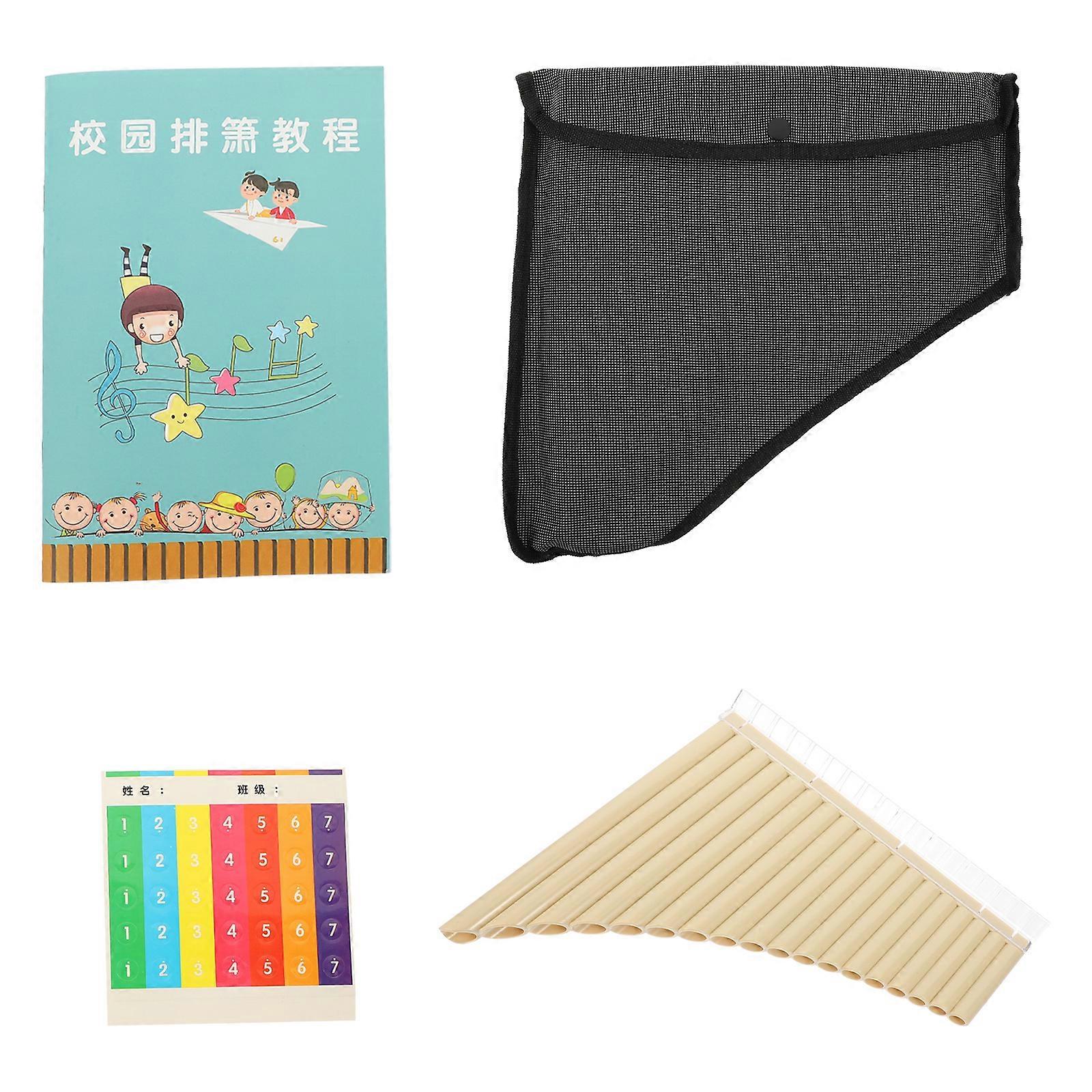 Professional Pan Flute C Key Musical Instrument for Playing 1Set