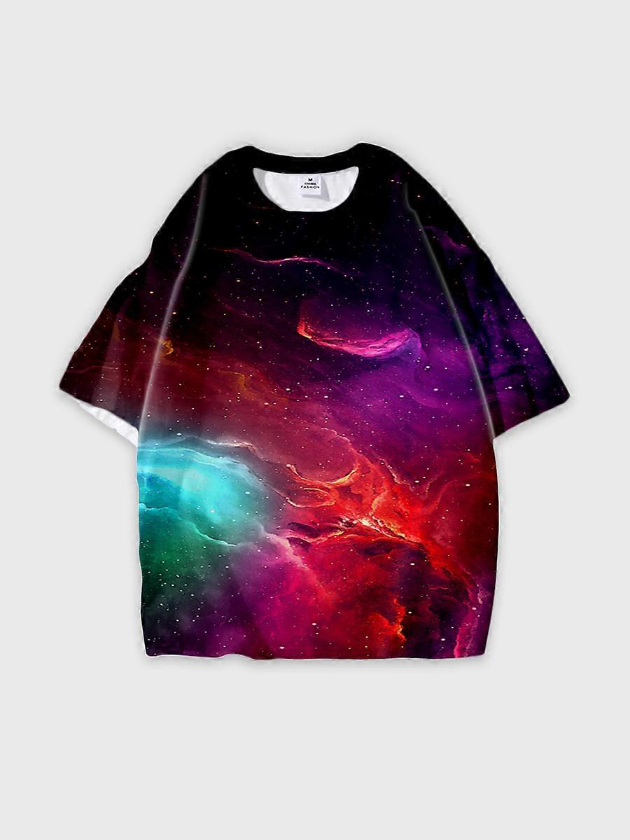 T-shirt round neck Pattern loose short sleeve JW2273