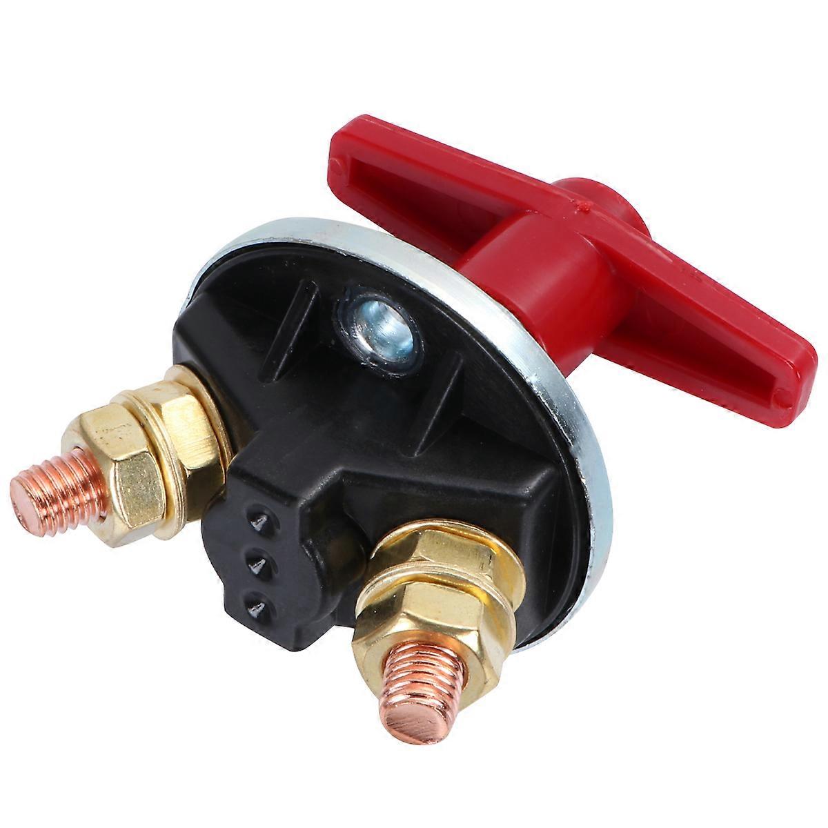 Boat Power Isolator Battery Disconnect Isolator Power Cut Off Switch Multi Color 10X8 Cm 1Set