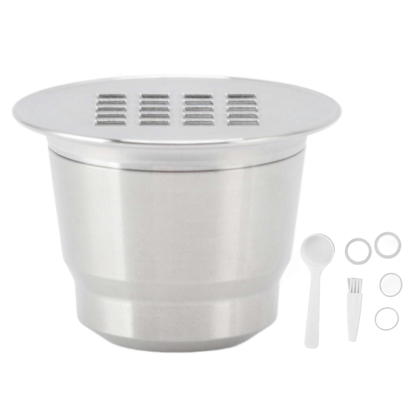 Refillable Coffee Pod Reusable Cafe Capsule Filter Stainless Steel for Maker Machine
