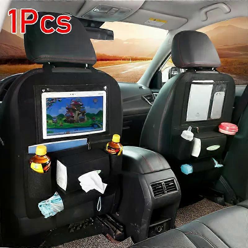 Multi-Function Car Organizer Seat Back Hanging Bag With Touch Screen Tablet Holder Car Accessories Interior Otomobil Aksesuar